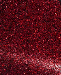 Photograph of red metallic pedal paint